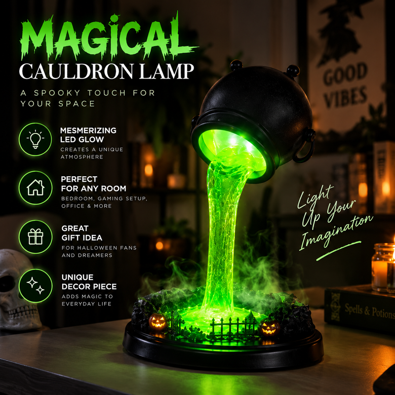 Witch Cauldron Lamp By Likky